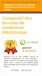 Mobile Screenshot of maconferencetelephonique.fr