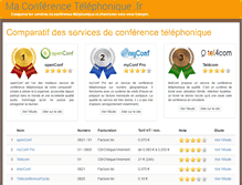 Tablet Screenshot of maconferencetelephonique.fr